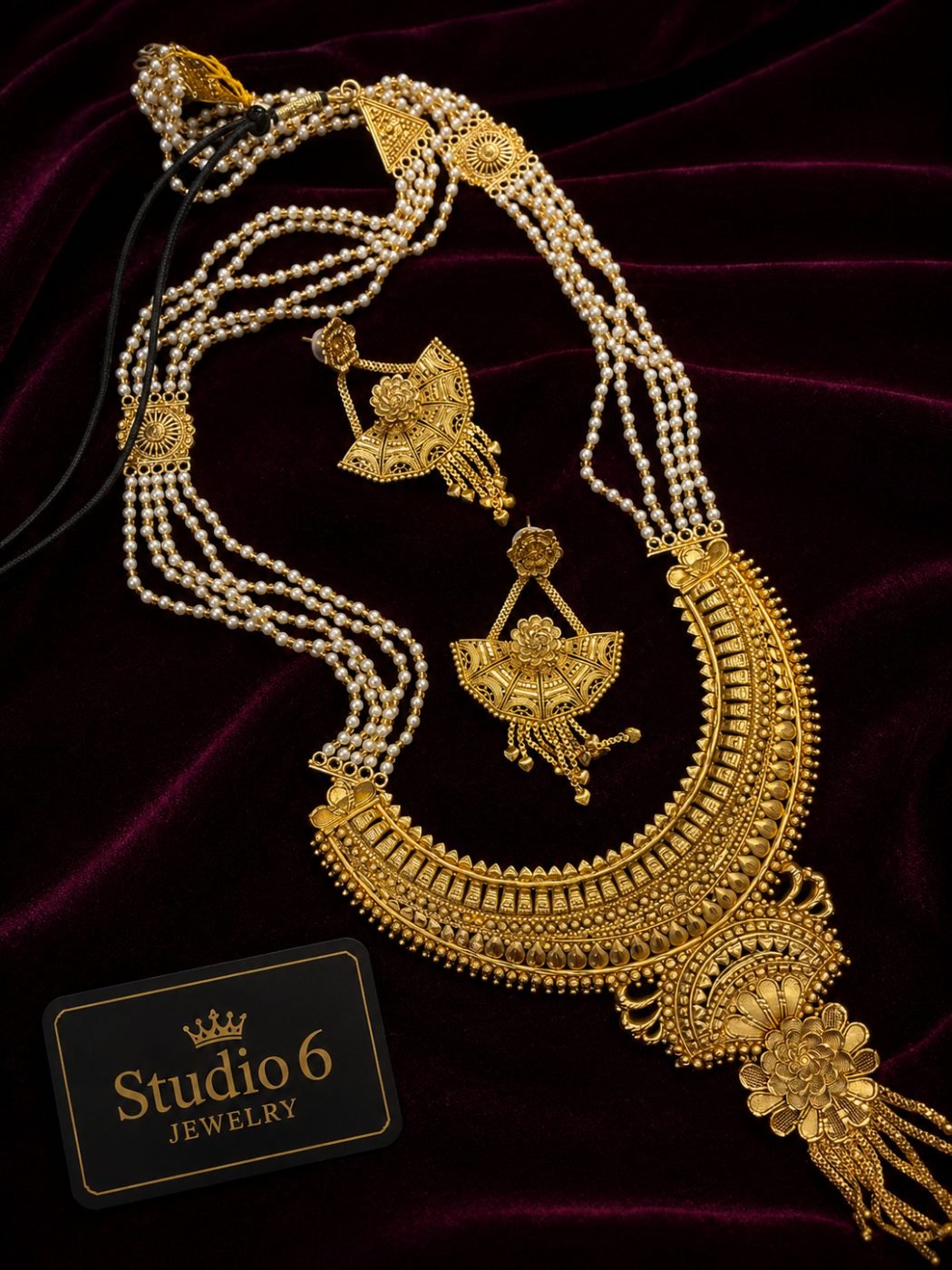 Pearls jewellery from Studio 6 Kolkata